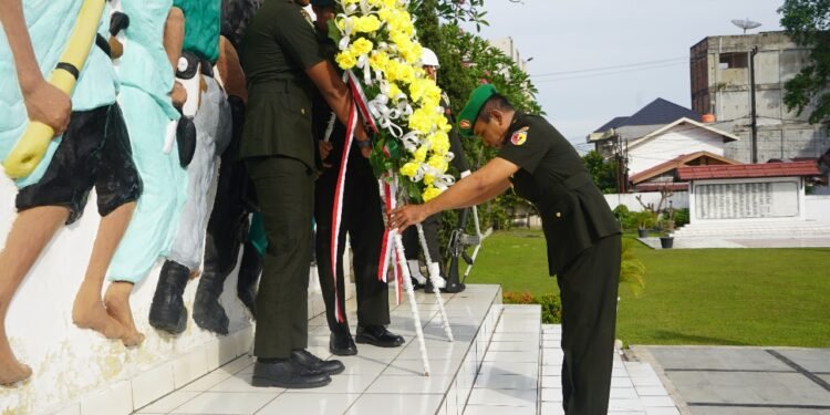 Ziarah Rombongan HUT ke-66 Korem 042/Gapu, Wujud Penghormatan kepada Pahlawan