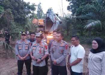 Kapolres Bungo Pimpin Penindakan, Dua Excavator PETI Berhasil Diamankan