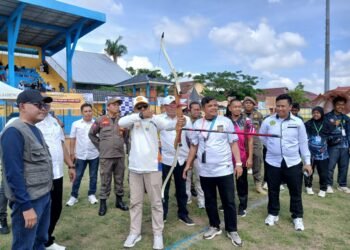 Kejuaraan Panahan Provinsi Jambi Resmi Dibuka, 154 Atlet Berlaga di Stadion Persitaj Tanjab Barat