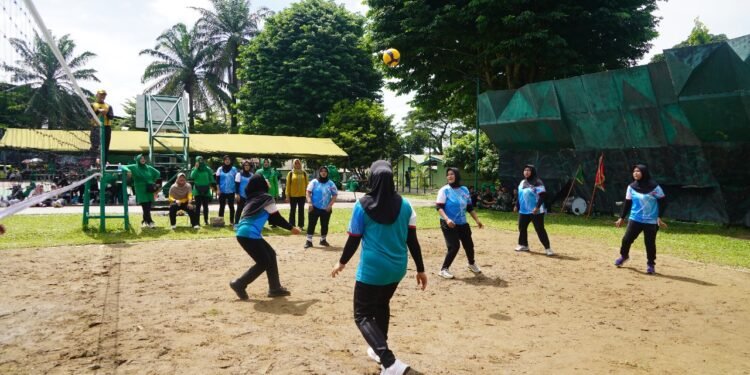 Meriahkan HUT ke-66, Korem 042/Gapu Gelar Pertandingan Olahraga
