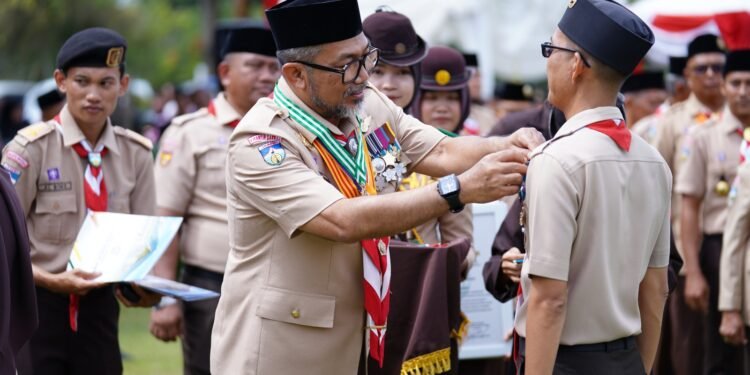 Sekda Sudirman Tekankan Peran Strategis Pramuka dalam Pembentukan Karakter Pemuda