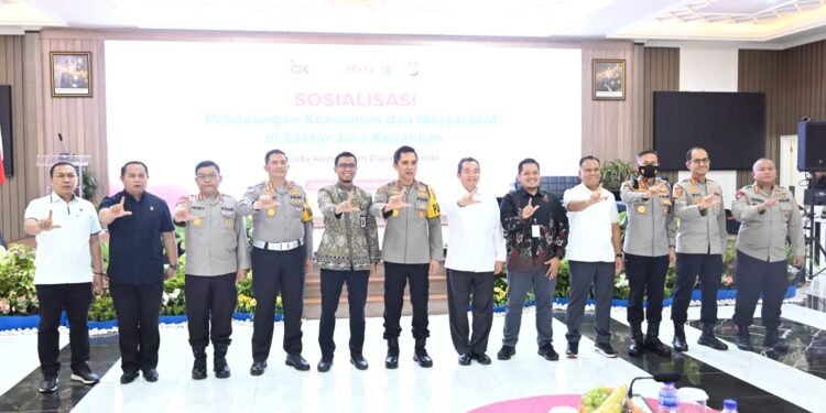 Tingkatkan Literasi Keuangan, Polda Jambi Bersama OJK Adakan Sosialisasi Perlindungan Konsumen