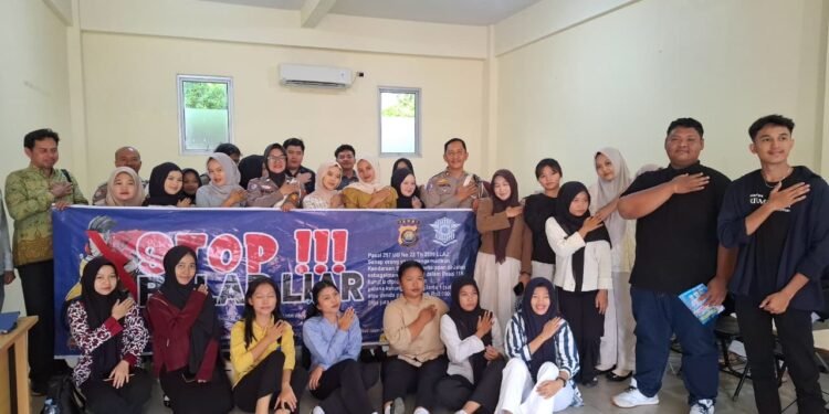Sasar Kalangan Mahasiswa, Satgas Preemtif Operasi Zebra Siginjai 2025 Sosialisasikan Tertib Berlalu Lintas