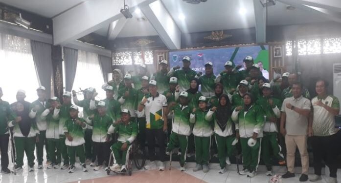 Bupati Batang Hari Berangkatkan Kontingen NPCI ke Peparprov Jambi 2025