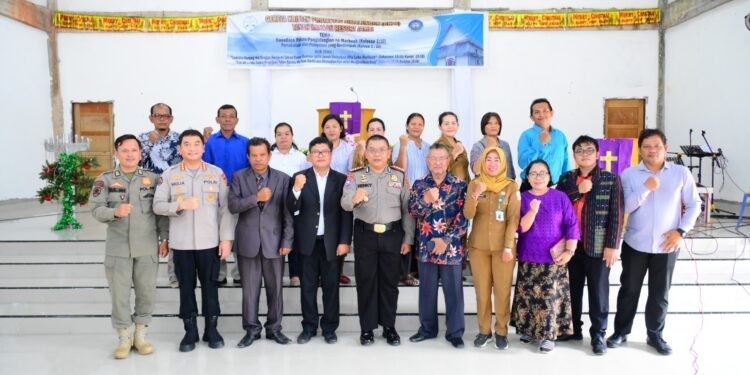 Jaga Kondusivitas, Polda Jambi Ajak GKPS Tingkatkan Peran Tokoh Agama