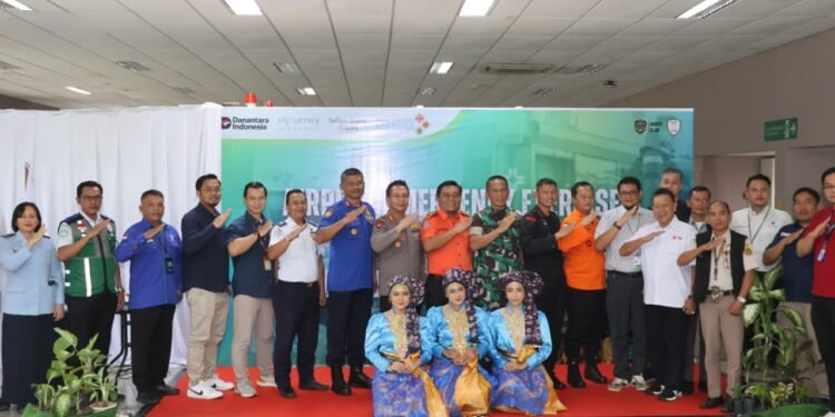 Kapolresta Jambi Hadiri Latihan Simulasi Penanggulangan Keadaan Darurat Bandara Sultan Thaha