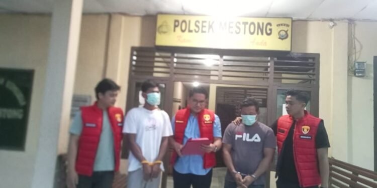 Polsek Mestong Tangkap Dua Pelaku Penggelapan Sepeda Motor di Muaro Jambi