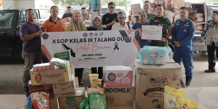 KSOP III Talang Duku dan Pelindo Jambi Salurkan Bantuan ke Wilayah Terdampak Bencana di Sumatera