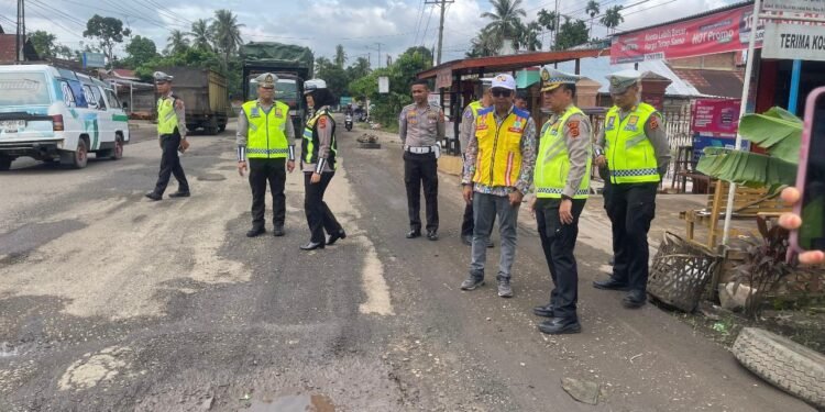 Ditlantas Polda Jambi dan BPJN Survei Kesiapan Jalan Lintas Sumatera, Fokus Titik Rawan Laka, Longsor dan Kemacetan