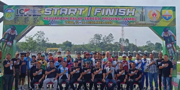 Kejurprov Balap Sepeda Jambi 2025 Resmi Dibuka di Kabupaten Tebo