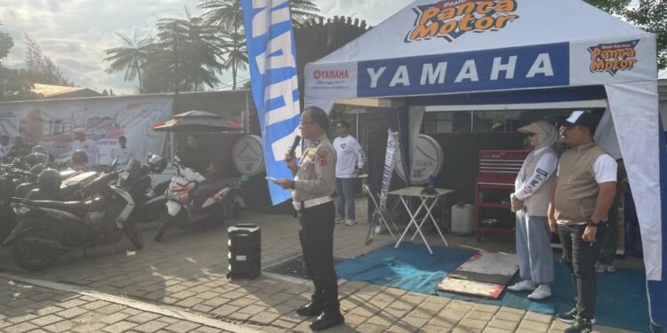 Ditlantas Polda Jambi Gelar “Polantas Menyapa” pada HUT ke-10 JMO