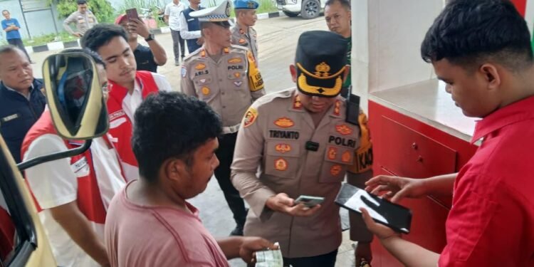 Jaga Stabilitas Energi, Kapolres Tebo Pantau Langsung Stok BBM di SPBU
