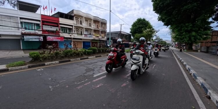 Hadapi Kepadatan Jalan di Libur Nataru, Honda Sinsen Ajak Pengendara Tetap Fokus dan #Cari_Aman