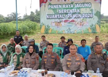 Polresta Jambi Ikuti Panen Raya Jagung Serentak Kuartal IV 2025 Secara Nasional