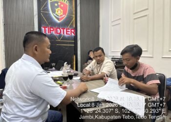 Berantas Aktivitas PETI di Sumay, Satreskrim Polres Tebo Amankan Delapan Terduga Pelaku