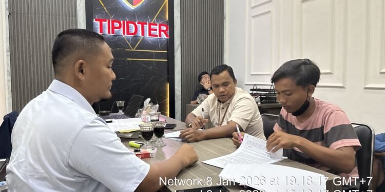 Berantas Aktivitas PETI di Sumay, Satreskrim Polres Tebo Amankan Delapan Terduga Pelaku